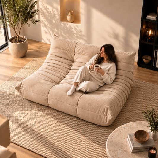 Canapé Éponge Compressé Beige | Orion
