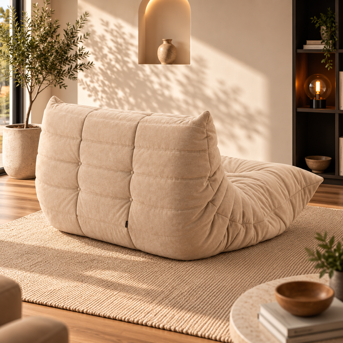 Canapé Éponge Compressé Beige | Orion